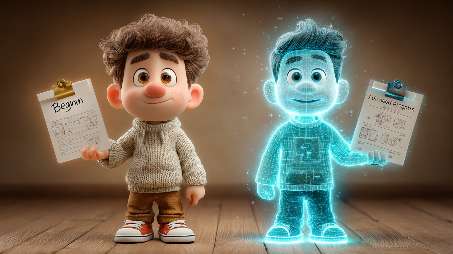 Beginner vs Advanced Prompts: What Actually Changes