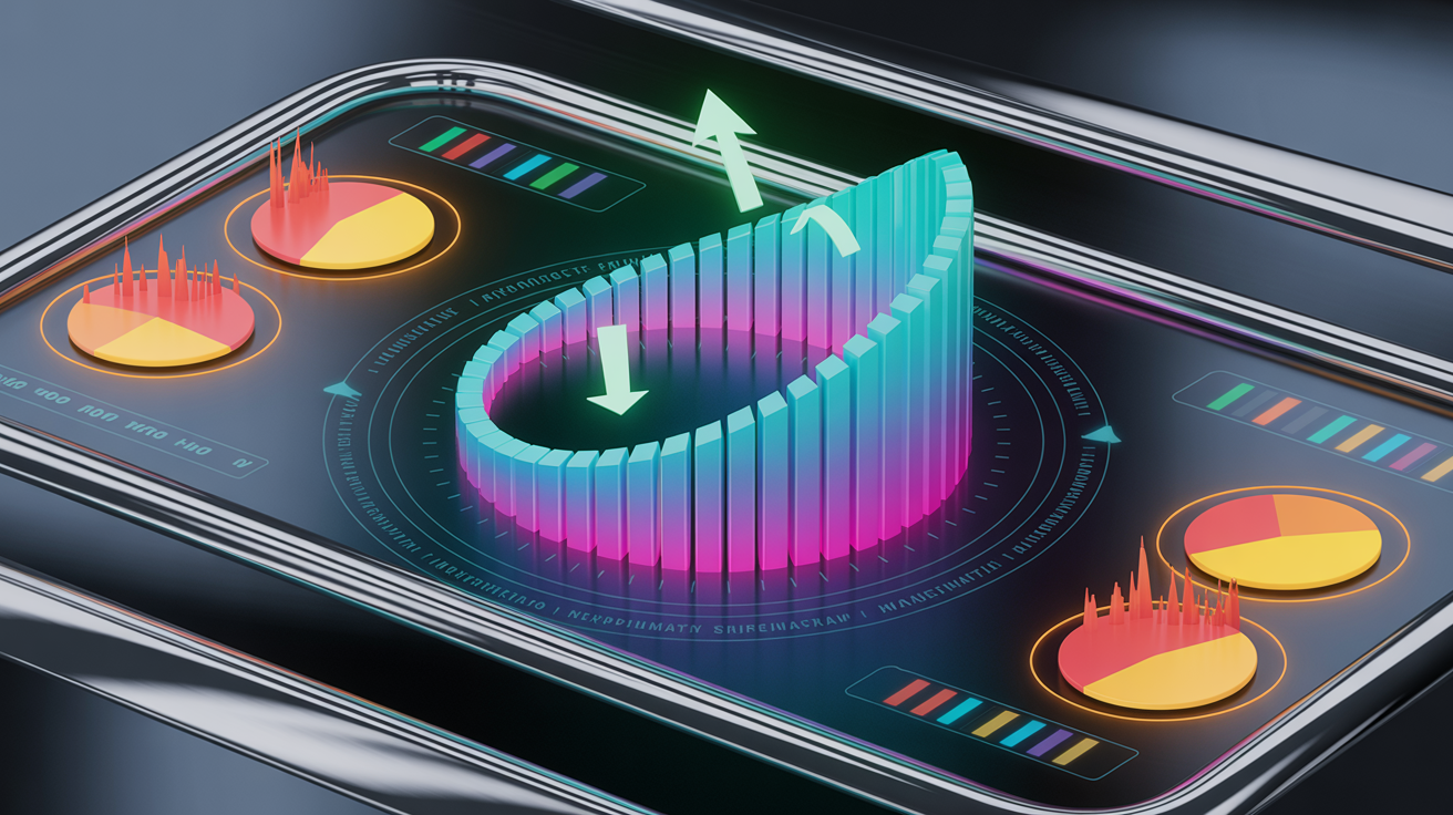 Growth roadmap visualisation created with AI prompts